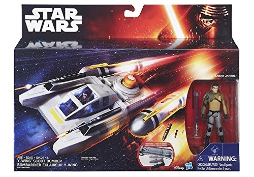 Star Wars Rebels Y-Wing Bomber & Kanan Jarrus Action Figure NEW