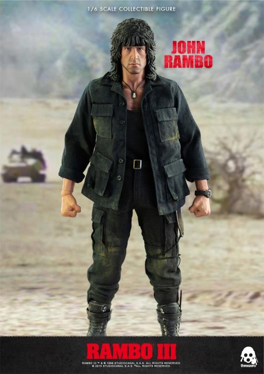 Rambo III John Rambo 1/6 Scale Action Figure By ThreeZero – Kapow Toys