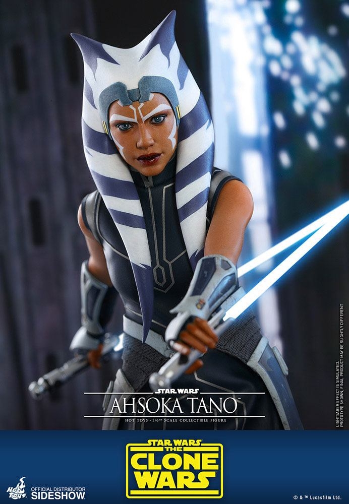 Hot Toys Star Wars The Clone Wars Ahsoka Tano 1/6 Scale Figure Kapow Toys