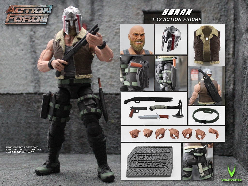 Action Force Kerak 1/12 Scale Action Figure Kapow Toys