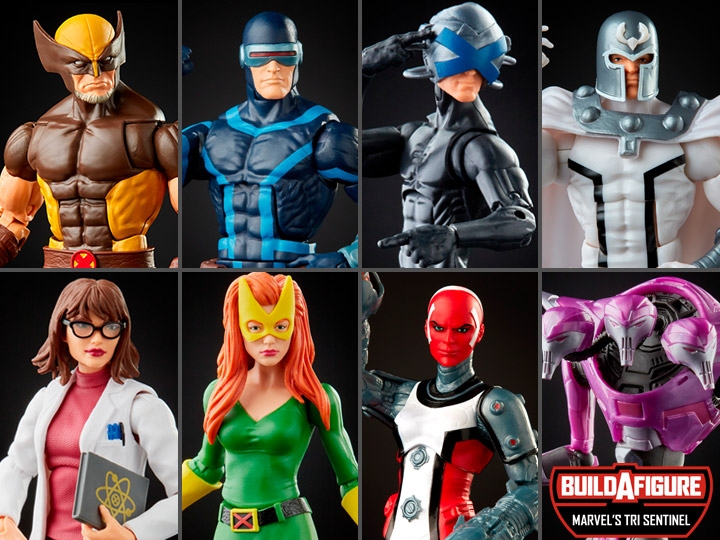 Marvel Legends House of X Powers of X Tri Sentinel BAF Wave Set of