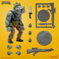 Super7 Teenage Mutant Ninja Turtles Ultimates Rocksteady Action Figure