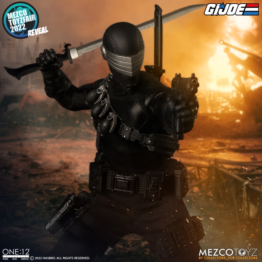 Mezco One:12 Collective Snake Eyes G.I. Joe Action Figure – Kapow Toys