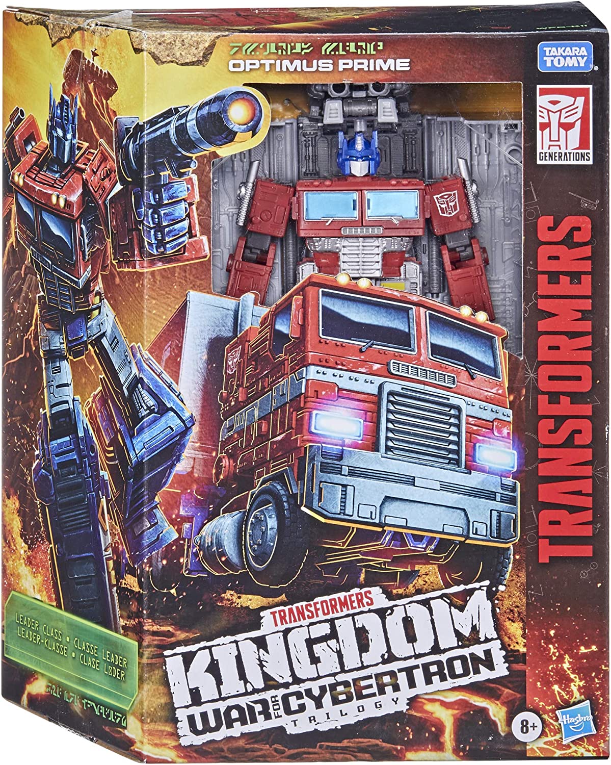 Transformers War for Cybertron Kingdom Leader Optimus Prime Kapow Toys