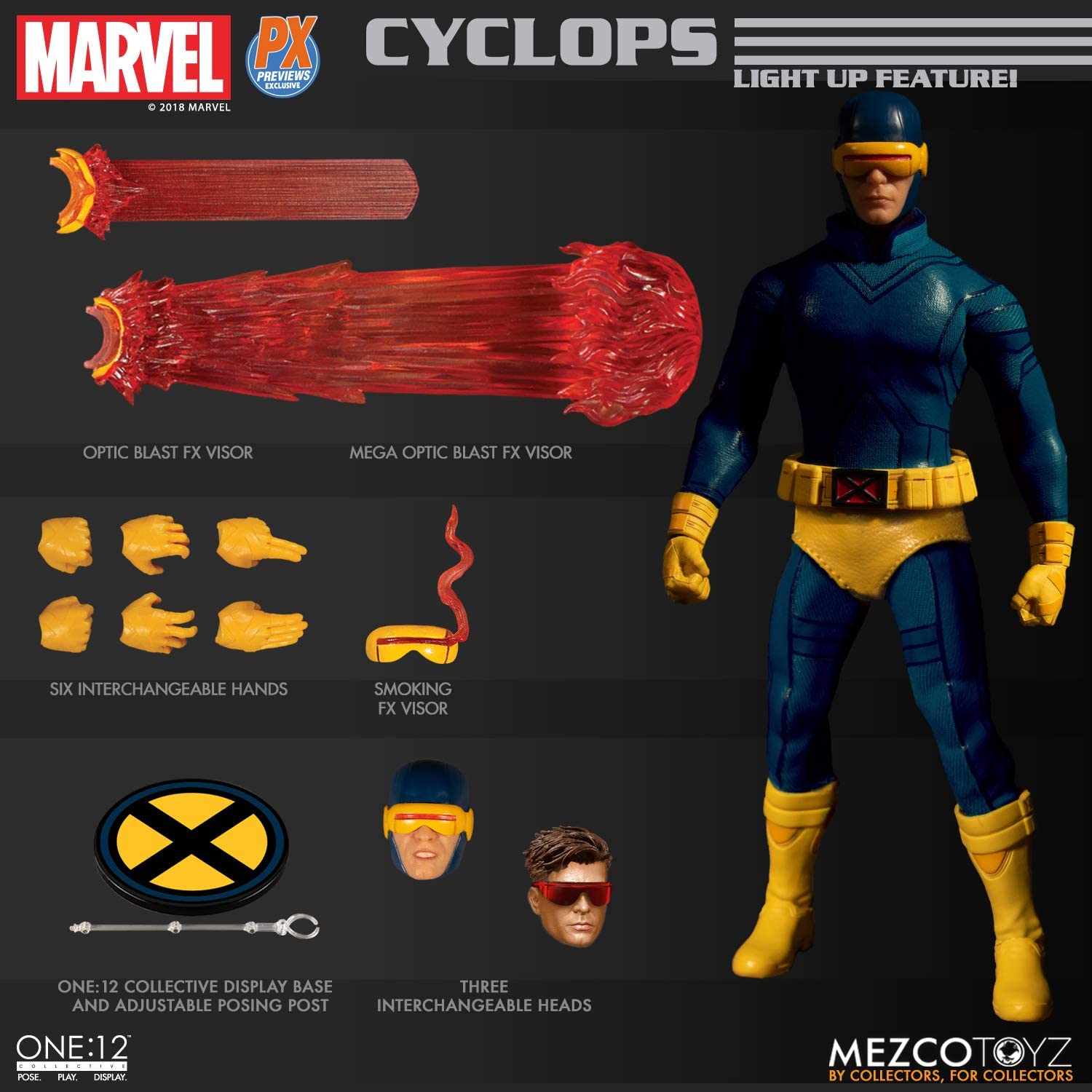 ONE：12コレクティブ X-MEN サイクロップス 1/12 未開封新品【MARVEL