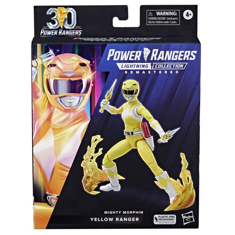 Power Rangers Mighty Morphin Yellow Ranger 6inch Superhero Action