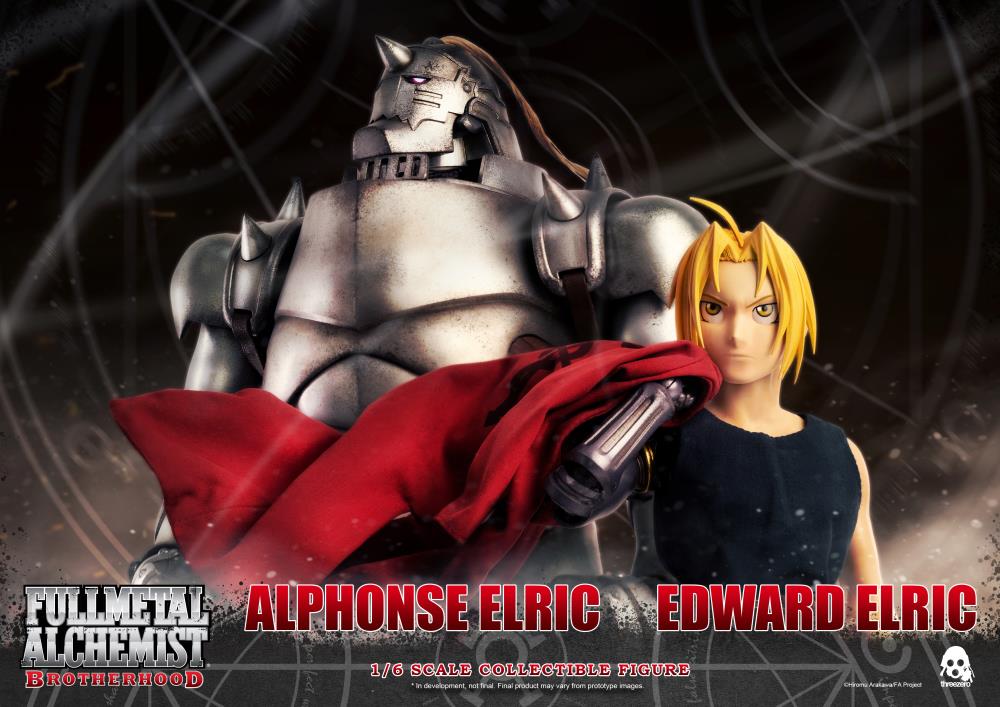Threezero Full Metal Alchemist Edward and Alphonse Elric FigZero