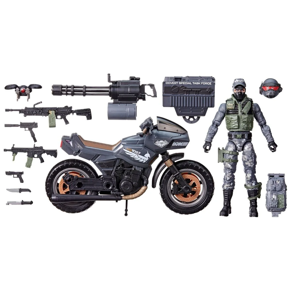 G.I.Joe Classified Nightforce Shockwave and Pursuit Cycle – Kapow Toys