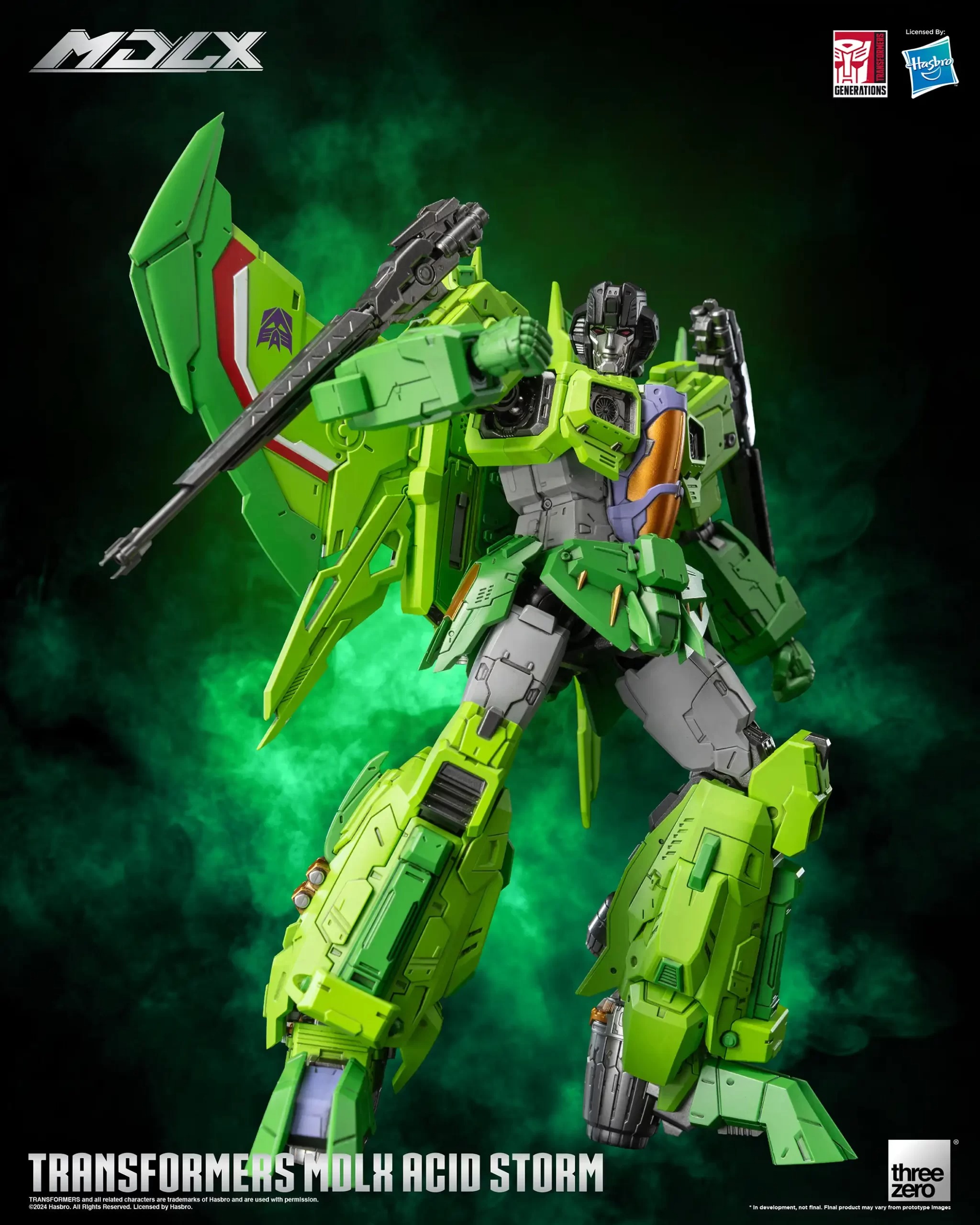 ACID STORM TOXIC SLICE フィギュア Transformers Cyberverse Acid