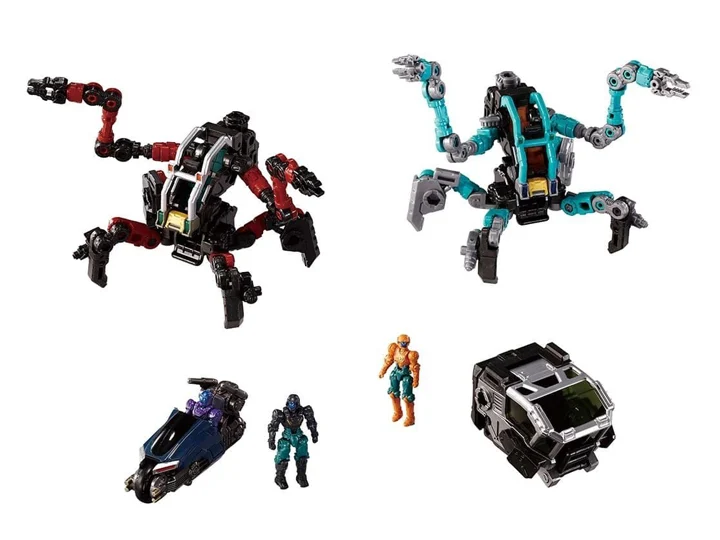 希少品 DIATONE DS-7 DK-7S Diaclone D-07 D Vehicles Wave 7 Exclusive Set – Kapow Toys