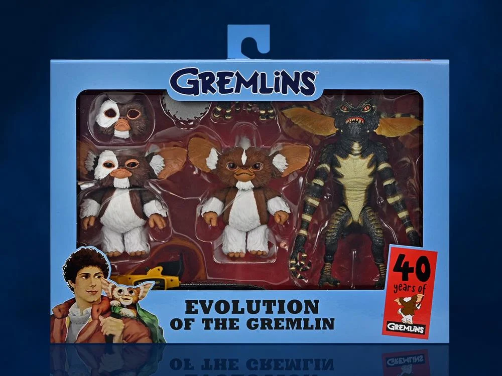 NECA Gremlins 40th Anniversary Evolution of the Gremlin Box Set Kapow Toys