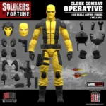 Soldiers of Fortune Close Combat Operative ( Yellow ) 1/12 Scale Figure