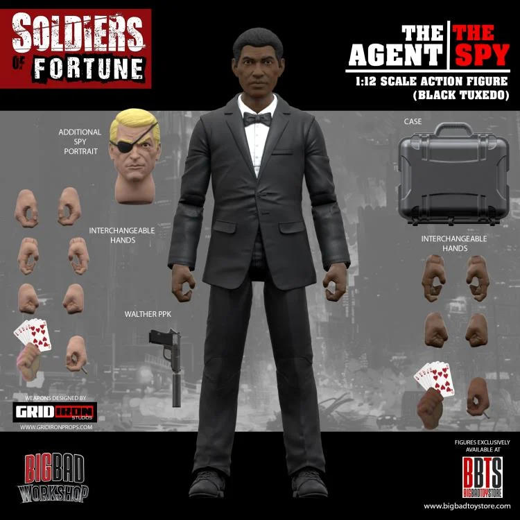 Soldiers of Fortune The Agent / The Spy ( Black Tuxedo ) 1/12