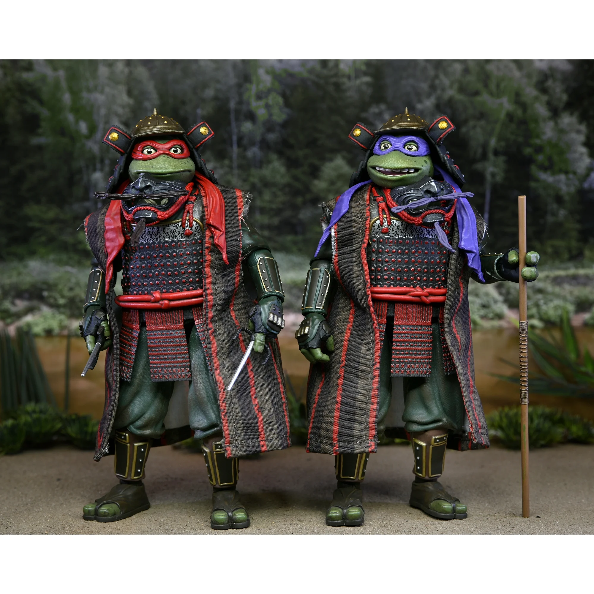 最終価格　NECA 実写タートルズ3 サムライ　2パックセット　正規品 NECA TMNT III Turtles in Time Raphael and Donatello 2 Pack – Kapow