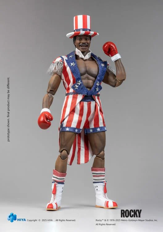 【A$AP ROCKY/TESTING フィギュア】 HIYA Toys Rocky Exquisite Super Series Apollo Creed Action Figure