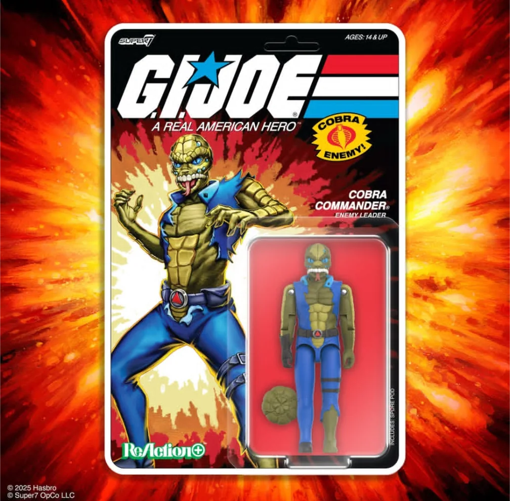Super7 G.I.Joe ReAction+ Cobra Commander ( Was Once A Man