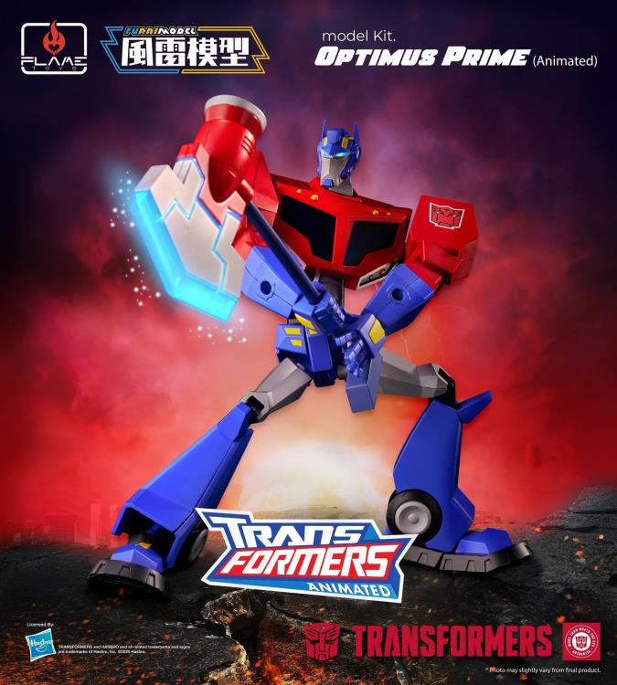 Flame Toys Transformers Furai Animated Optimus Prime Model Kit