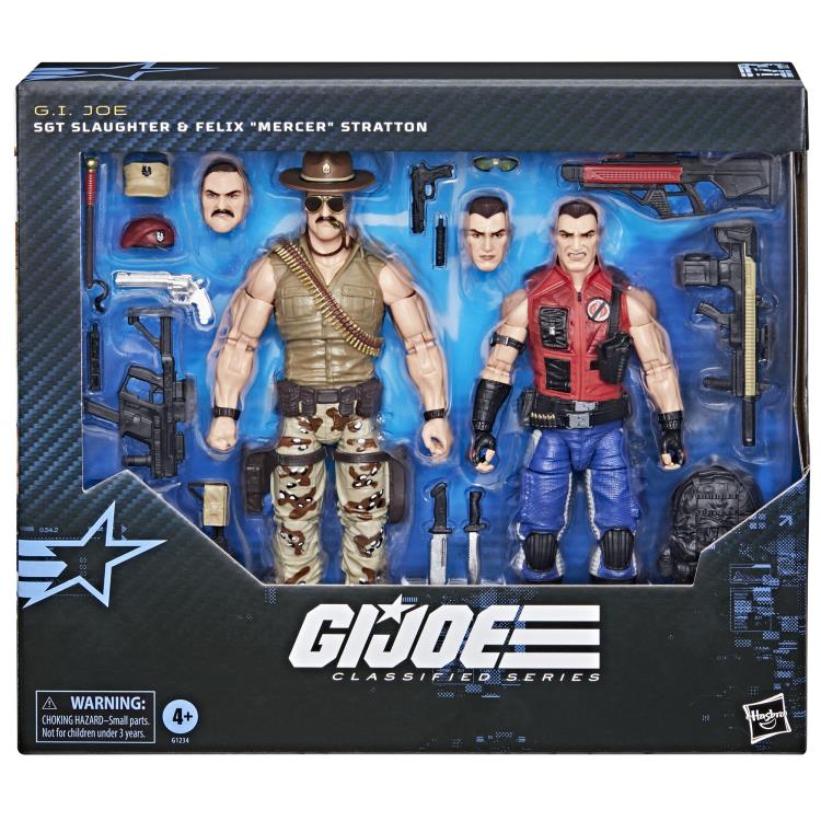 GI JOE Classified Sgt Slaughter and Mercer 2 Pack – Kapow Toys