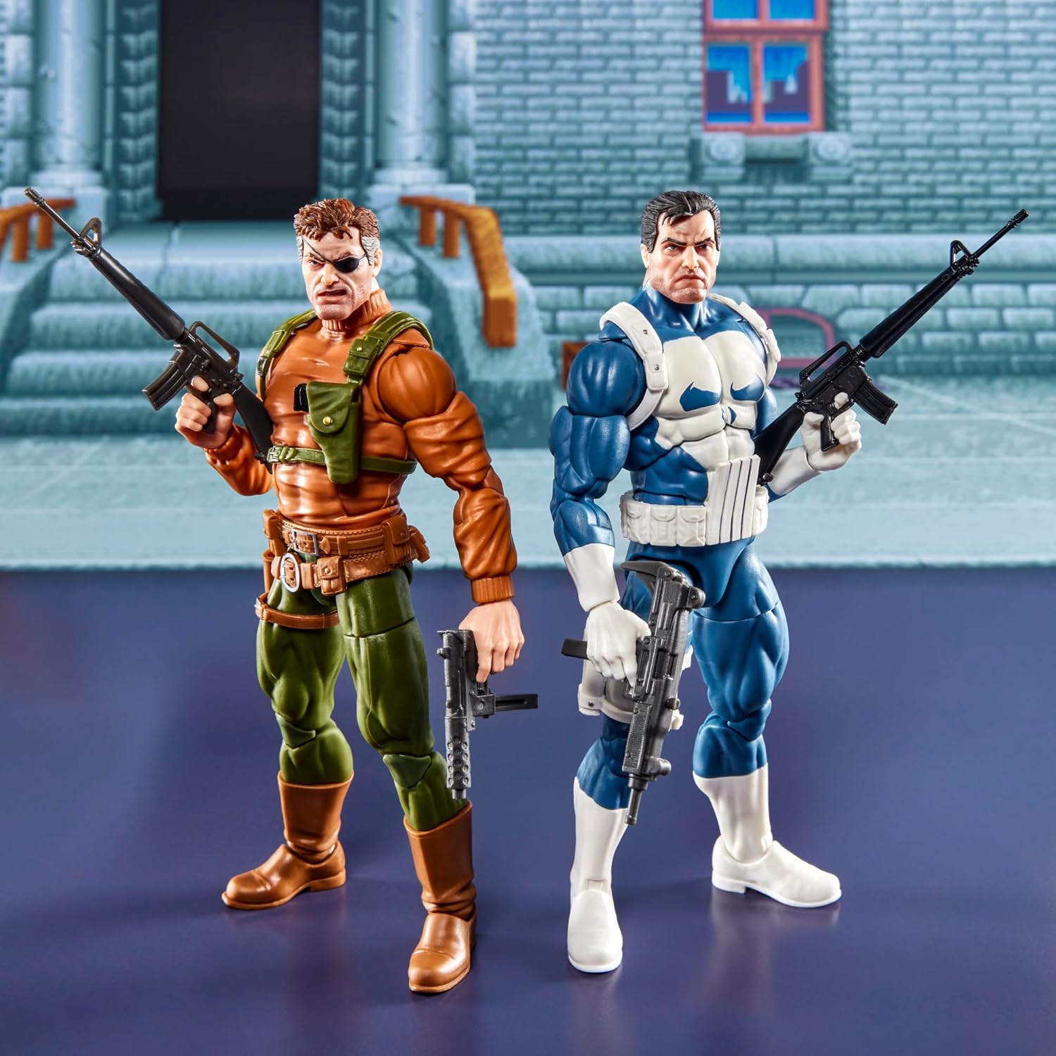 MARVEL LEGENDS GAMERVERSE フィギュアセット Marvel Legends Gamerverse Punisher and Nick Fury 2 Pack – Kapow Toys
