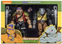 NECA TMNT Ninja Turtles Bebop and Rocksteady Cartoon 2 Pack