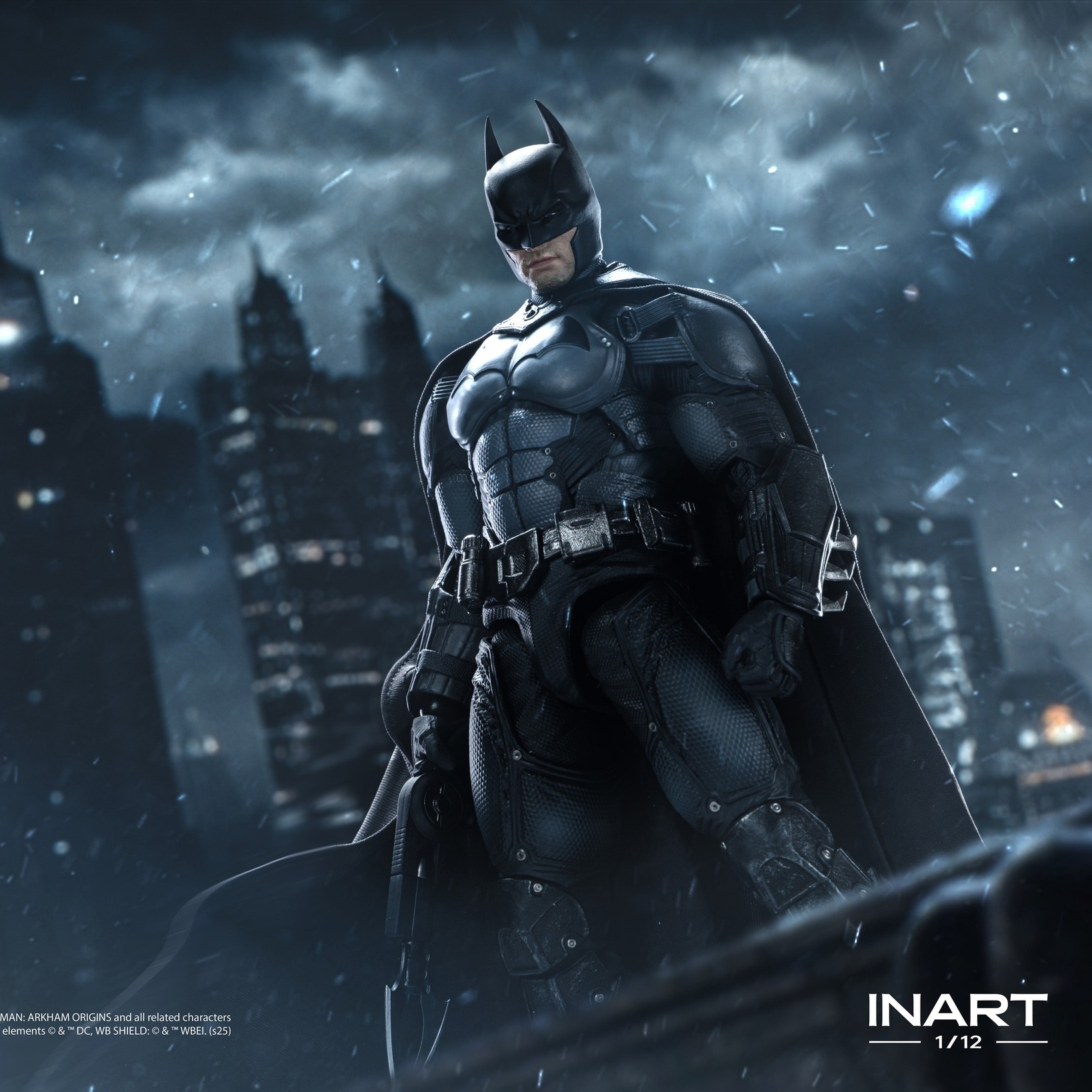 INART Batman Arkham Origins Batman 1/12 Figure – Kapow Toys