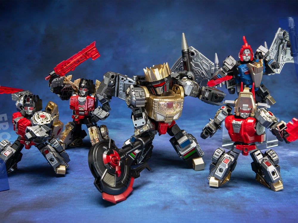 JGM-SKP02 Mini-Asura Dinoking Set of 5 – Kapow Toys