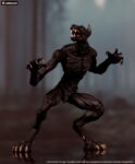 Loose Collector DogMan ( Black ) 1/12 Scale Action Figure