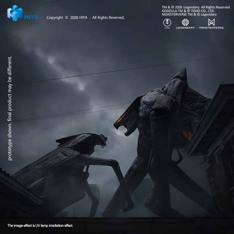 Hiya Toys EXQUISITE BASIC Series — Godzilla (2014) Male & Female