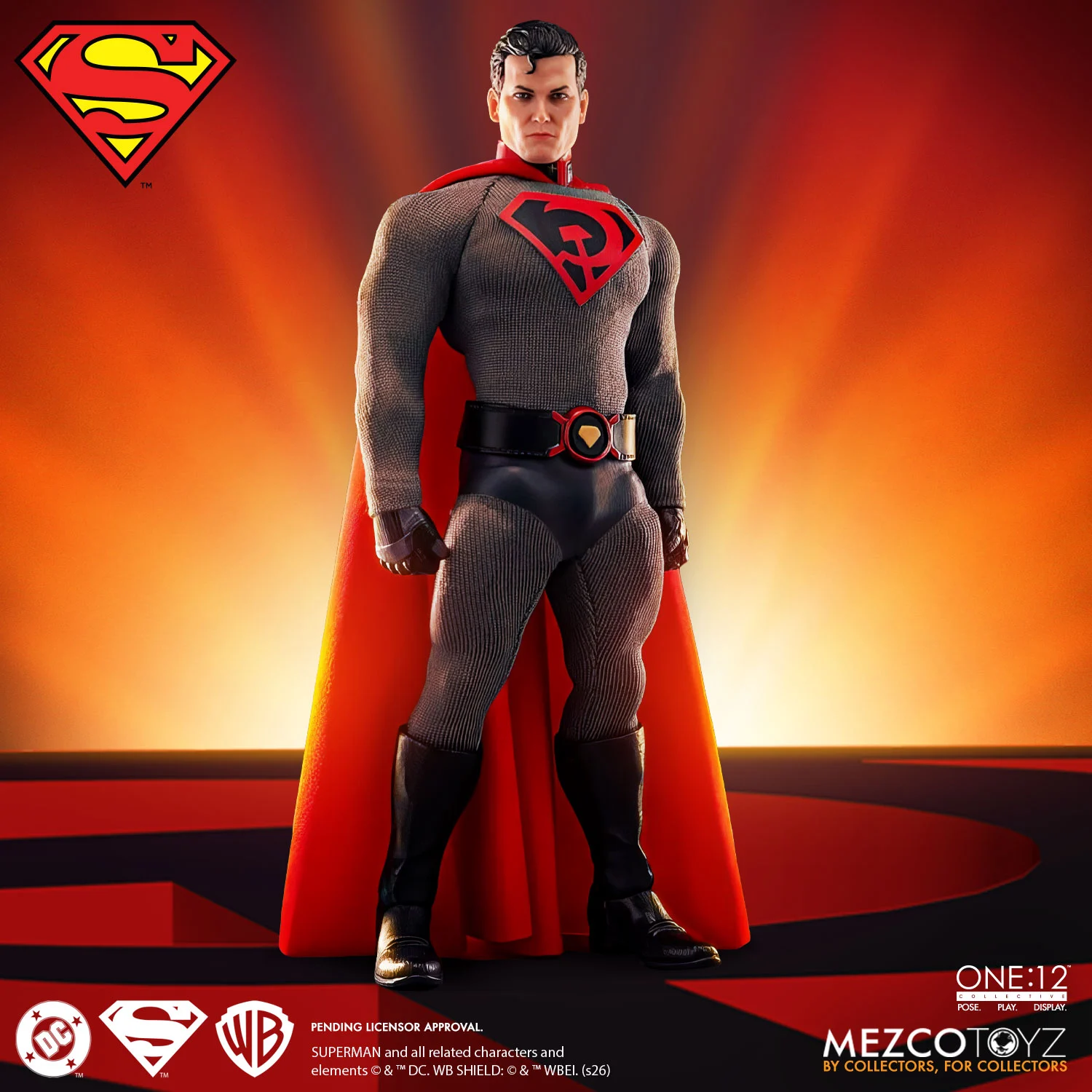mezco one:12collective スーパーマン superman Mezco One:12 Collective Superman – Red Son Action Figure – Kapow Toys