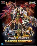 Flame Toys Mighty Morphin Power Rangers Go! Kara Kuri Thunder Megazord Action Figure