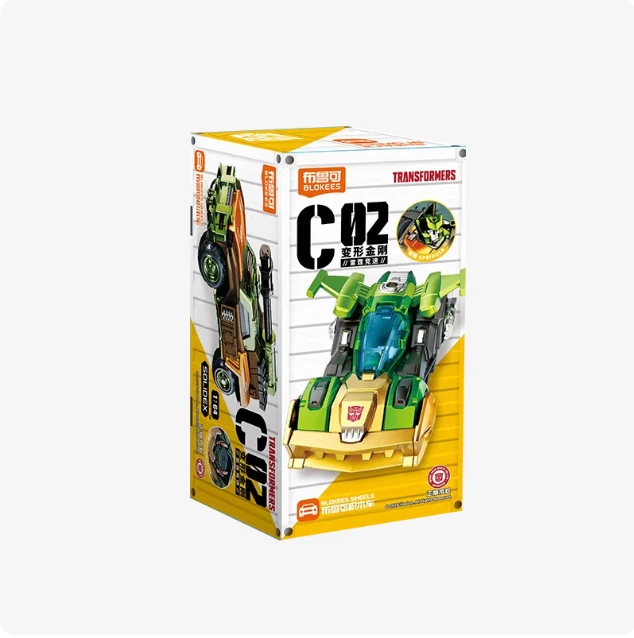 Blokees Wheels トランスフォーマー ビークル C02 12種セット Transformers Blokees Wheels CO-02 Wreck 'n' Rule Single Blind Box