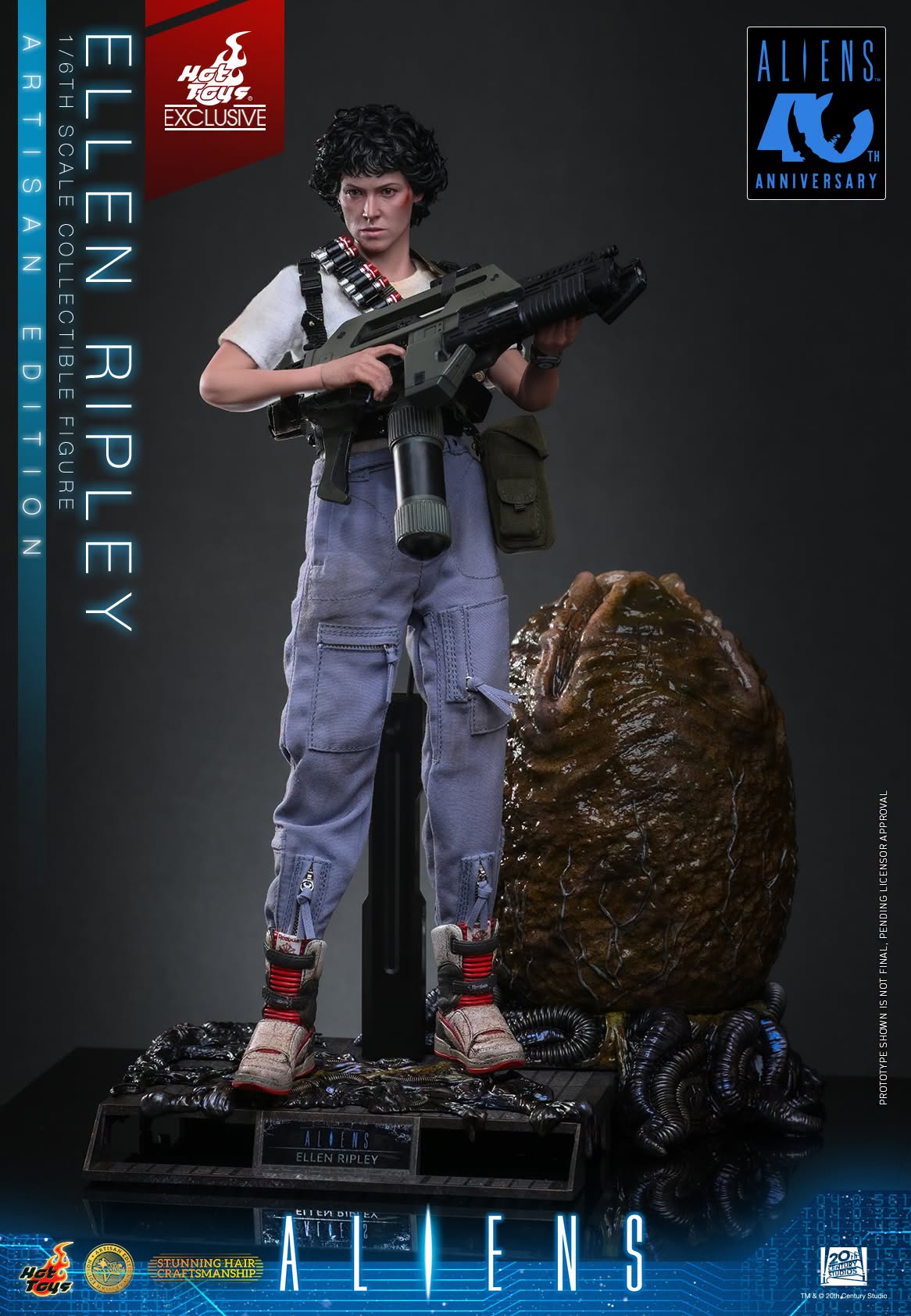 Hot Toys Aliens 40th Anniversary Lt Ellen Ripley Artisan Deluxe