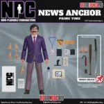 NPC (Non-Playable Characters) News Anchor (Prime Time) 1/12 Action Figure