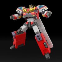 The Gattai Brave Police J Decker Duke Fire Transforming Action Figure 25 cm