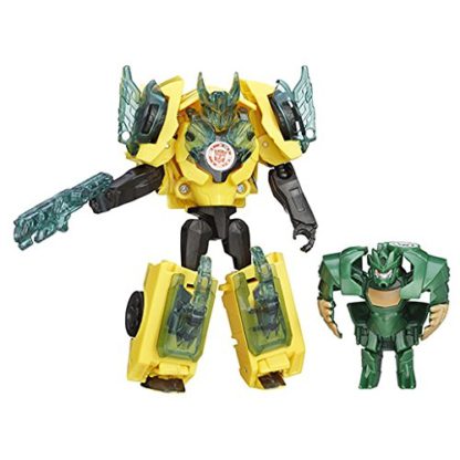 Transformers Robots in Disguise Battle Pack - Bumblebee V Major Mayhem-0