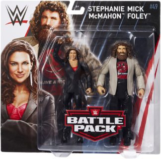 WWE Series 49 Battle Pack Stephanie McMahon & Mick Foley -0