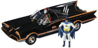Jada 1:24 Batman 1966 Classic Batmobile & Figure-0
