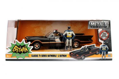 Jada 1:24 Batman 1966 Classic Batmobile & Figure-16388