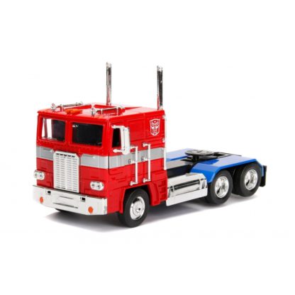 Jada Toys Metals Transformers G1 Optimus Prime 1:24 Scale Vehicle-0