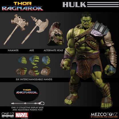Mezco One:12 Collective Thor Ragnarok Gladiator Hulk Action Figure-19998