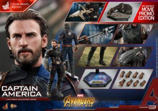 Hot Toys Infinity War Captain America Movie Promo 1/6th Scale Figure-0