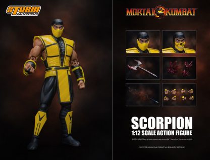 Mortal Kombat Scorpion Storm Collectibles Action Figure-21357