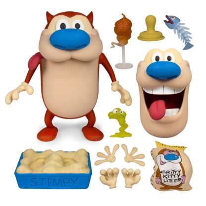 Super7 Ren and Stimpy Stimpy Deluxe Action Figure-0
