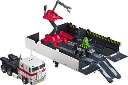 Transformers X Ghostbusters MP10G Masterpiece SDCC Optimus Prime & Slimer-21656