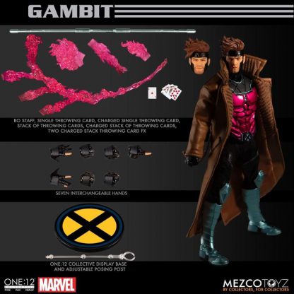 Mezco One:12 Collective Gambit X-Men 6 Inch Action Figure-22375