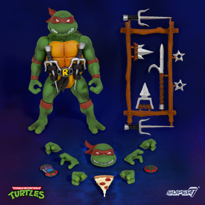 Super 7 TMNT Raphael Teenage Mutant Ninja Turtles Action Figure-22391