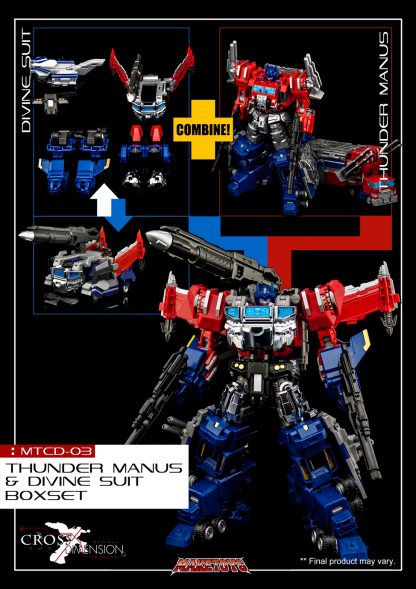 Maketoys MTCD03 Thunder Manus & Divine Suit -22615