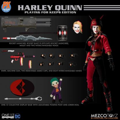Mezco One:12 Collective PX Previews Harley Quinn Playing For Keeps Edition-22505