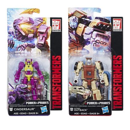 Transformers Power Of The Primes Legends Outback & Cindersaur Set Of 2 -0