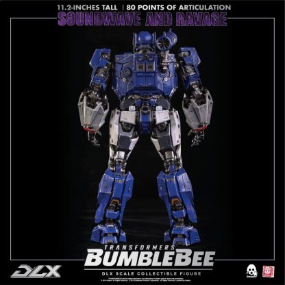 Threezero Transformers Deluxe Soundwave & Ravage Action Figures-22908